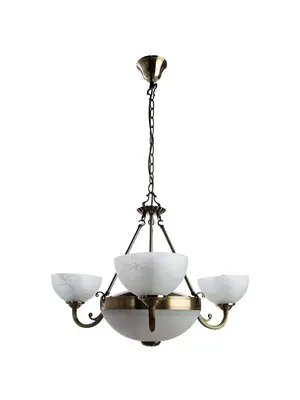 Подвесная люстра Arte Lamp Windsor White A3777LM-3-2AB