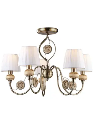 Потолочная люстра Arte Lamp Intaglio A9583PL-5AB