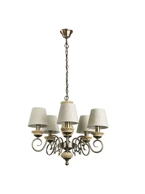 Подвесная люстра Arte Lamp Ivory A9070LM-5AB