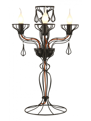 Настольная лампа декоративная Arte Lamp Artefact A3225LT-3BK