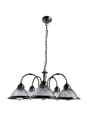 Подвесная люстра Arte Lamp American Diner A9366LM-5AB