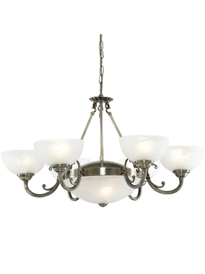 Подвесная люстра Arte Lamp Windsor White A3777LM-6-2AB