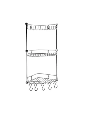 Полка металлическая тройная угловая WasserKRAFT K-1233