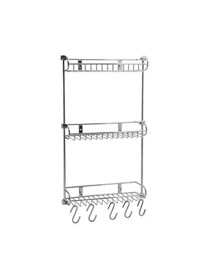 Полка металлическая тройная прямая WasserKRAFT K-1433