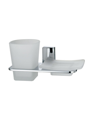 Держатель стакана и мыльницы WasserKRAFT Leine K-5026