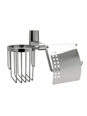 Держатель туалетной бумаги и освежителя WasserKRAFT Leine K-5059