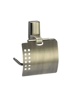 Держатель туалетной бумаги с крышкой WasserKRAFT Exter K-5225