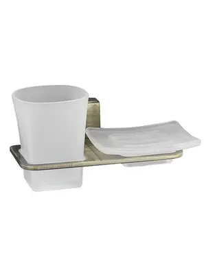 Держатель стакана и мыльницы WasserKRAFT Exter K-5226