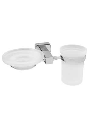 Держатель стакана и мыльницы WasserKRAFT Lippe K-6526