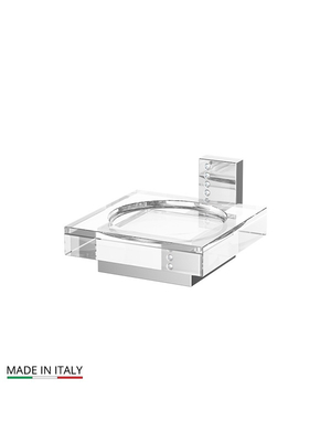 Мыльница настенная для ванной Linea G TIFFANY LUX TIF 905 хрусталь хром стразы