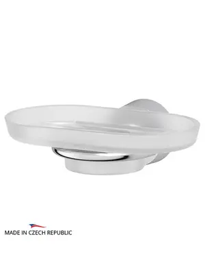 Мыльница стеклянная для ванной FBS Nostalgy NOS 010 хром