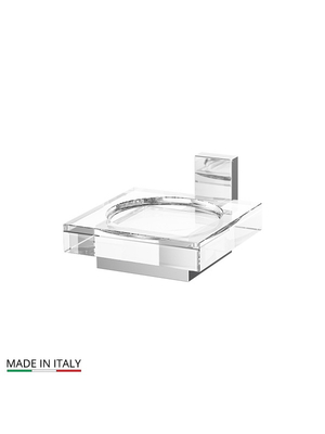 Мыльница настенная для ванной Linea G TIFFANY TIF 005 хрусталь хром