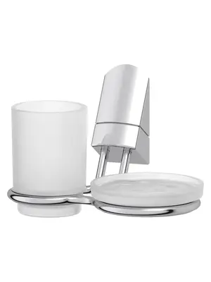 Держатель навесной со стаканом и мыльницей Vitra Apollon APO 004