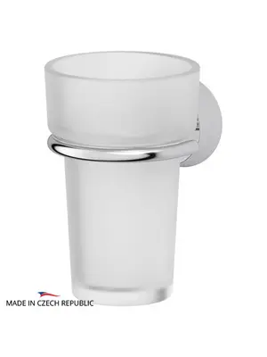 Держатель со стаканом для ванной FBS Vizovice VIZ 006 хром