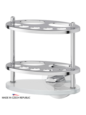 Держатель настенный для зубных щеток и пасты FBS Standard STA 060 хром