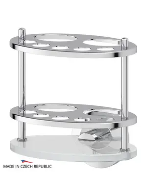 Держатель настенный для зубных щеток и пасты FBS Standard STA 060 хром
