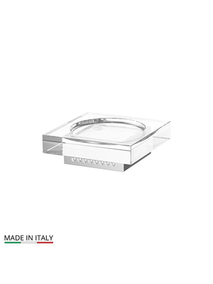 Мыльница настольная Linea G TIFFANY LUX TIF 917 хрусталь хром стразы