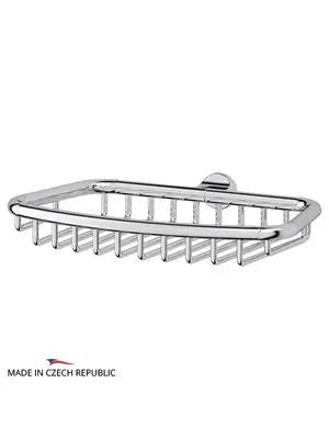 Мыльница-решетка настенная металлическая FBS Universal UNI 043 хром