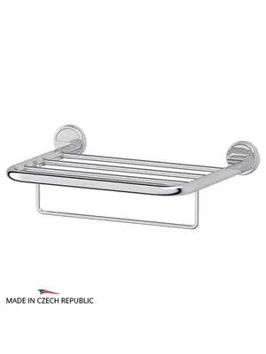 Полка для полотенец 40 см с держателем FBS Luxia LUX 040 хром