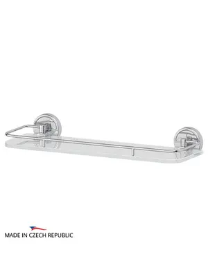 Полка 40 см для ванной FBS Luxia LUX 014 матовое стекло хром