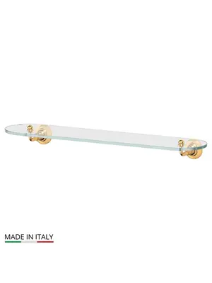 Полка настенная стеклянная 60 см 3SC Stilmar STI 215 золото