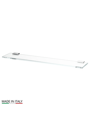 Полка настенная стеклянная 60 см Linea G TIFFANY TIF 011 хром
