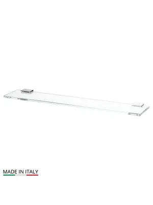 Полка настенная стеклянная 60 см Linea G TIFFANY TIF 011 хром