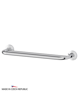 Держатель рейлинг для полотенец двойной 50 см FBS Standard STA 036 хром