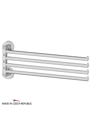 Держатель полотенец поворотный четверной 37 см FBS Nostalgy NOS 046 хром