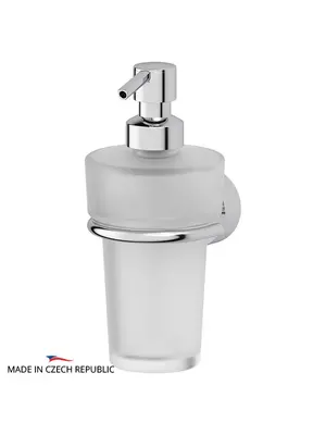 Держатель настенный с дозатором для жидкого мыла FBS Nostalgy NOS 009 хром