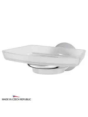 Мыльница стеклянная для ванной FBS Vizovice VIZ 010 хром