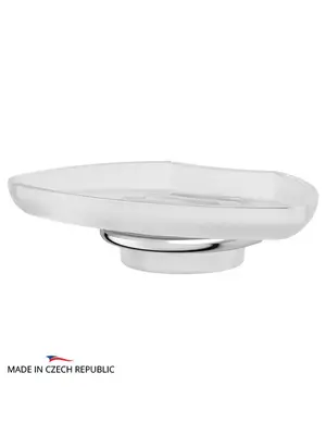 Мыльница стеклянная для ванной FBS Universal UNI 058 хром