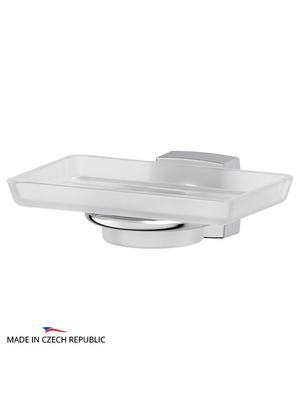 Мыльница стеклянная для ванной FBS Esperado ESP 010 хром