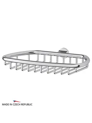 Мыльница-решетка настенная металлическая FBS Universal UNI 057 хром