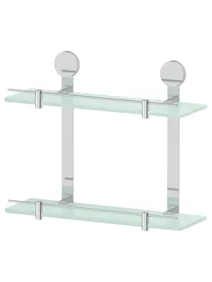 Полка стеклянная двойная 40 см Artwelle Harmonie HAR 037