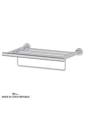 Полка для полотенец 40 см с держателем FBS Nostalgy NOS 040 хром