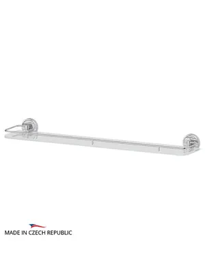 Полка 70 см для ванной FBS Luxia LUX 017 матовое стекло хром