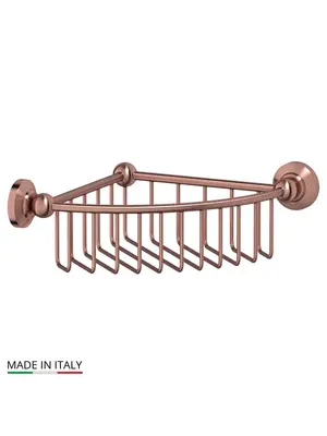 Полочка-решетка угловая 23 см 3SC Stilmar STI 608 античная медь
