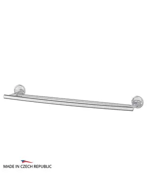 Держатель рейлинг для полотенец двойной 70 см FBS Ellea ELL 038 хром