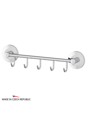 Держатель с 5-ю крючками 30 см FBS Standard STA 026 хром