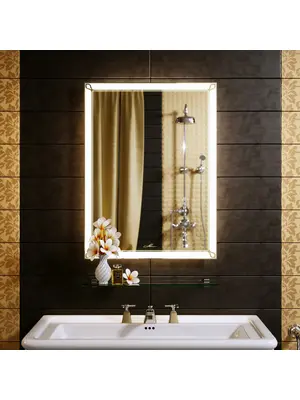 Зеркало с подсветкой Alavann Retro 60 x 80 см