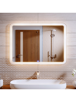 Зеркало с подсветкой Alavann Vanda Lux 100 х 80 см