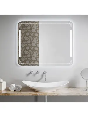 Зеркало с подсветкой Alavann Vintage 100 х 80 см