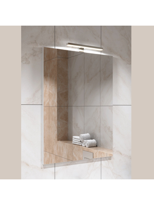 Зеркало Alavann Soft Silver 60 х 80 см