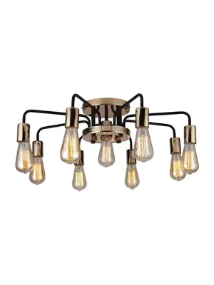 Потолочная люстра Arte Lamp A6001PL-9BK