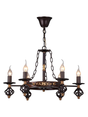 Подвесная люстра Arte Lamp Cartwheel A4550LM-6CK