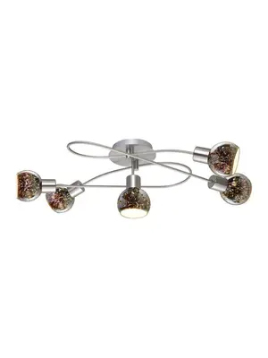Потолочная люстра Arte Lamp Illusione A6125PL-5SS