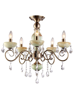 Потолочная люстра Arte Lamp Onyx Green A9592PL-5AB