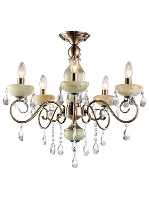 Потолочная люстра Arte Lamp Onyx Green A9592PL-5AB