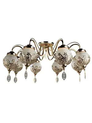 Потолочная люстра Arte Lamp Moroccana A4552PL-8GO